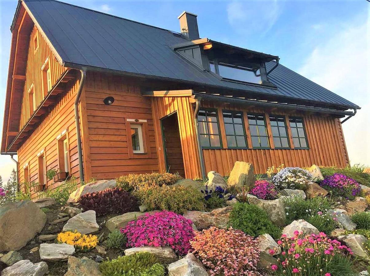 Horsky Apartman Vyhlidka Rejviz Zlaté Hory Exterior foto